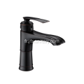 Robinet de lavabo en laiton avec peinture noire